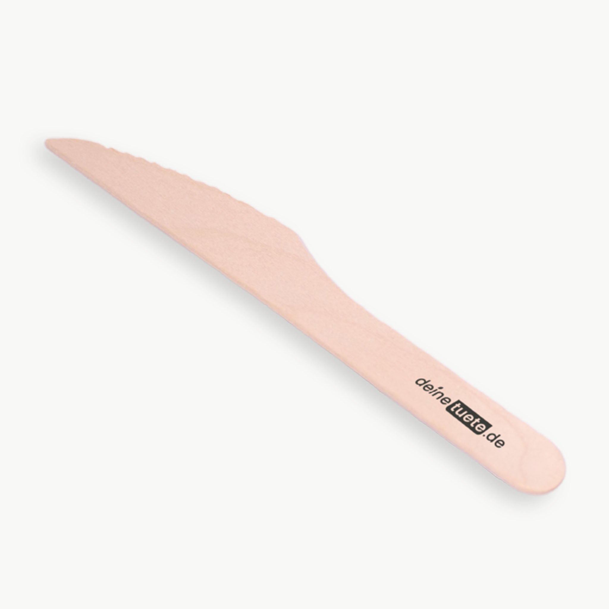 ECO-Holzmesser mit Logo-Druck – ideales Einweg-Besteck für Takeaway und Foodtrucks