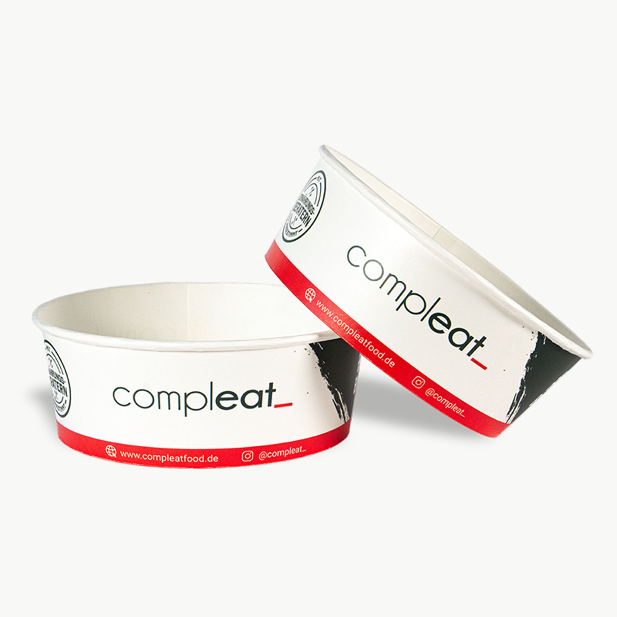 Papierschale 1300 ml in Kleinstmenge bedrucken