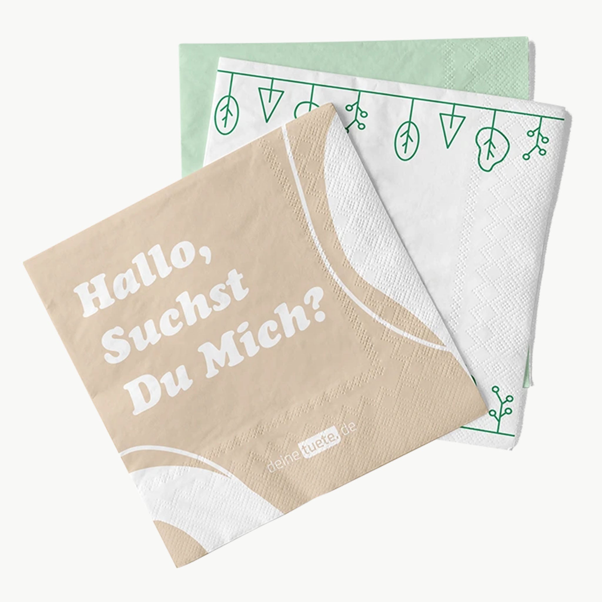 Servietten aus Papier bedrucken mit individuellem Design