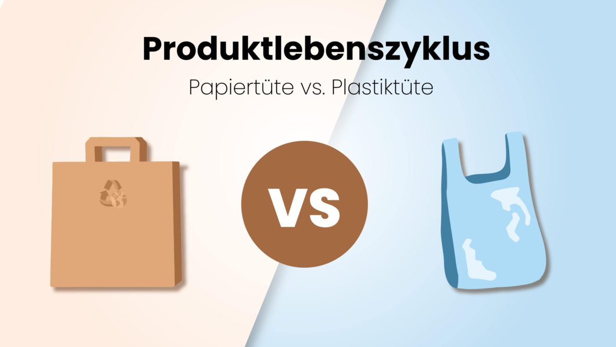 Plastiktüte und Papiertüte im großen Vergleich!