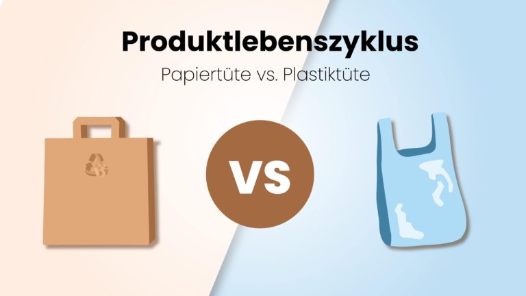 Plastiktüte vs. Papiertüte im Vergleich