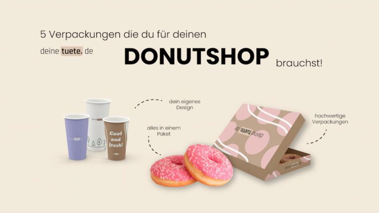 5 Verpackungen, die man für einen Donut Shop brauchts