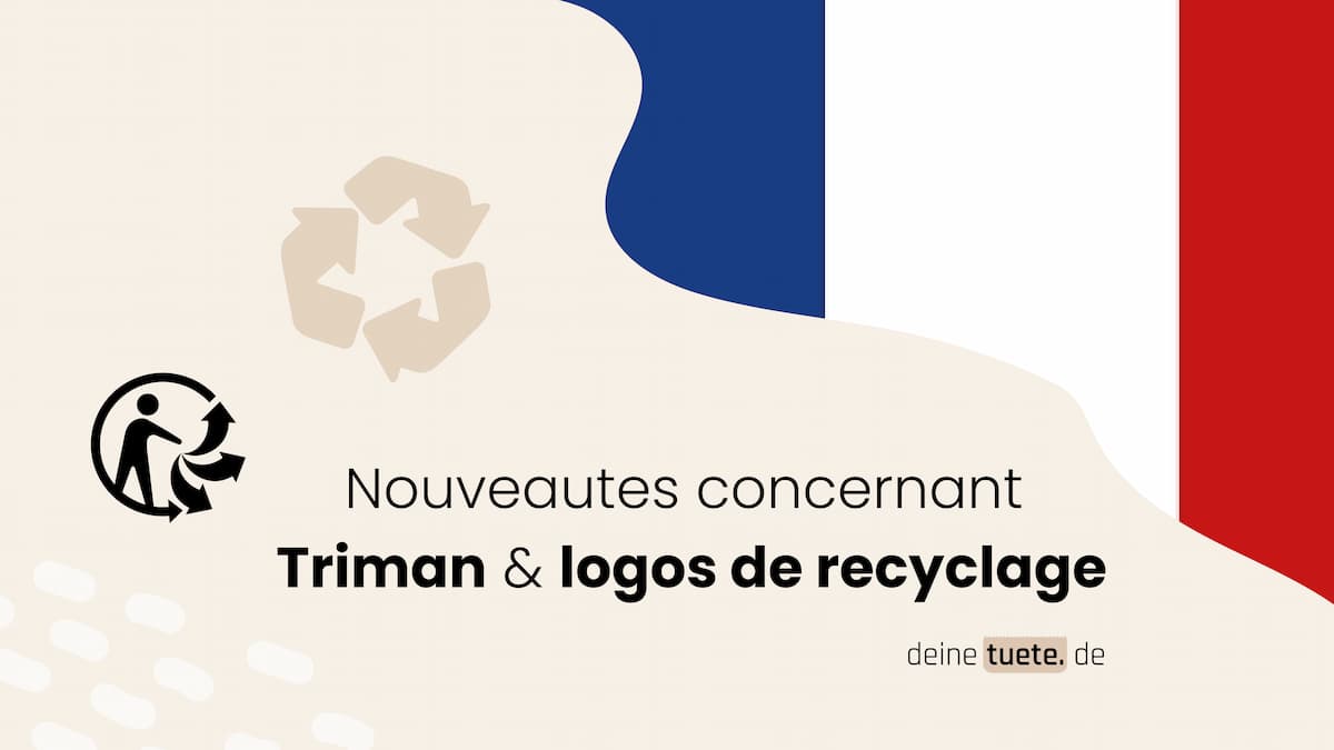 Le Logo Triman la production d'emballages et la gestion des déchets