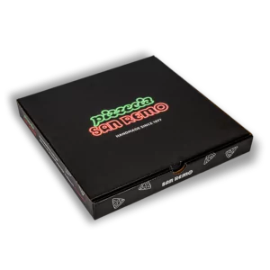 Pizzakarton/ Pizzakarton Rollo/ Pizzabrötchen Rollo Box individuell bedruckt