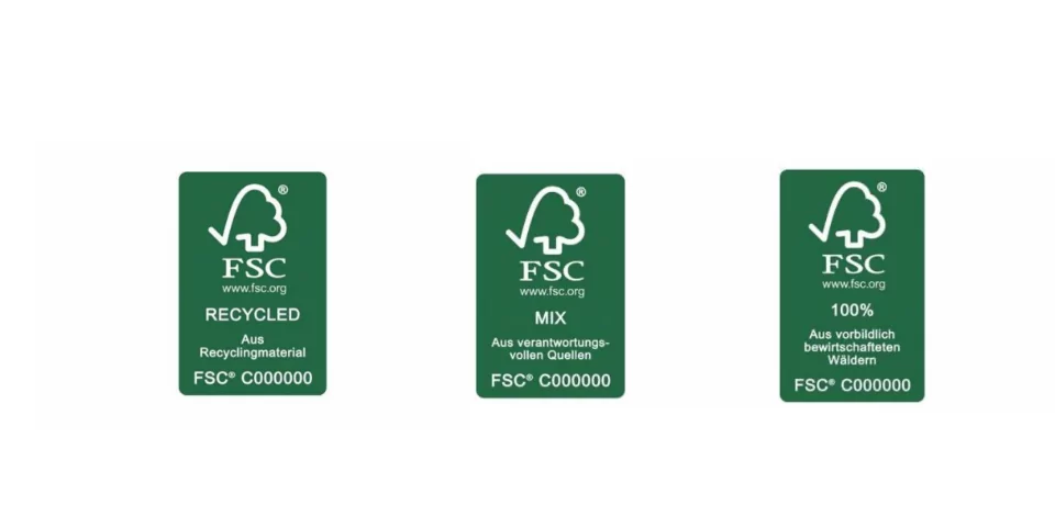 Divers certificats FSC 