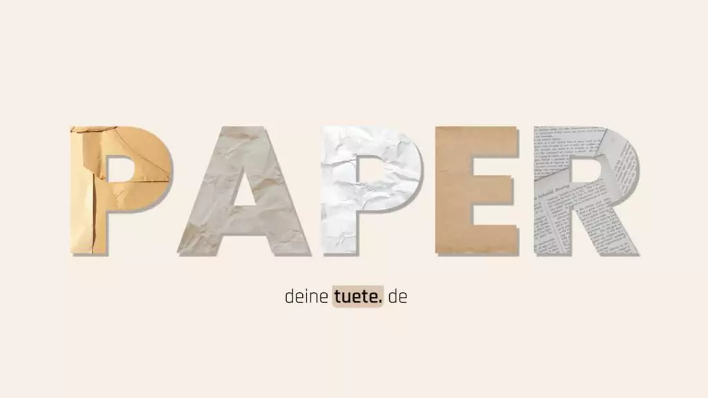 Quels sont les différents types de papier utilisés dans l'industrie de l'emballage ? Un blog de deinetuete.de ton compagnon ideal pour les emballages To Go durables